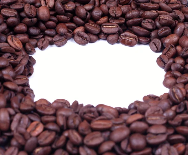 Frame from coffee beans — Stock Photo, Image