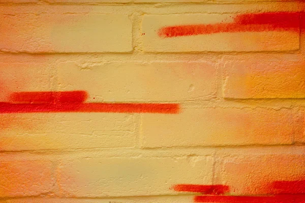 Graffiti on brick wall — Stock Photo, Image
