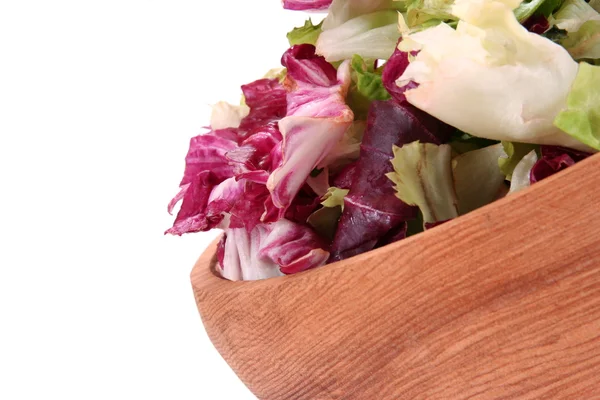 Lettuce leaves in bowl — Stock Photo, Image