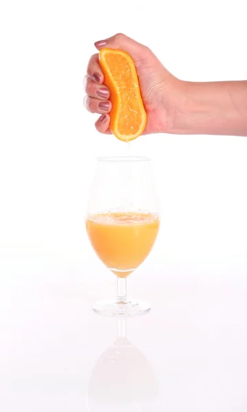Сок апельсина — стоковое фото