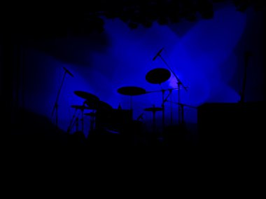 Drums In Lights 2 clipart