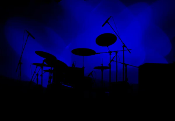 Drums In Lights 1 — Stock Photo, Image