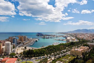 Malaga cityscape