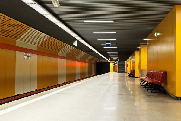 O metrô - Estação — Fotografia de Stock