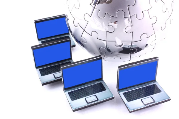 stock image Global computer networks