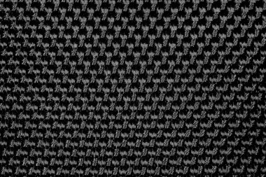 Macro of Black Nylon Woven Material clipart