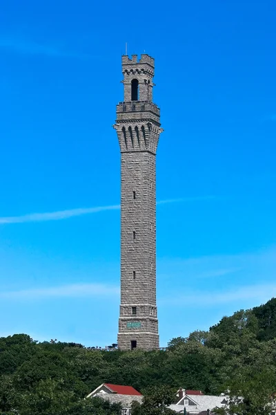 Pilgrim Tower in Provincetown, Cape Cod — Stock Photo, Image