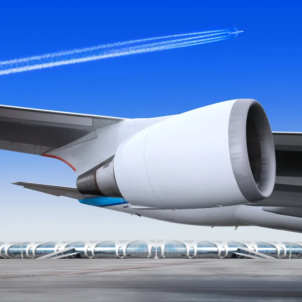 Vliegtuig turbine — Stockfoto