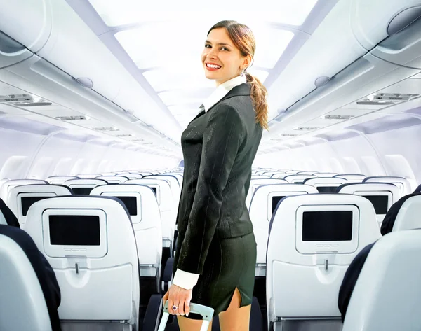 Flight attendant — Stock Photo, Image
