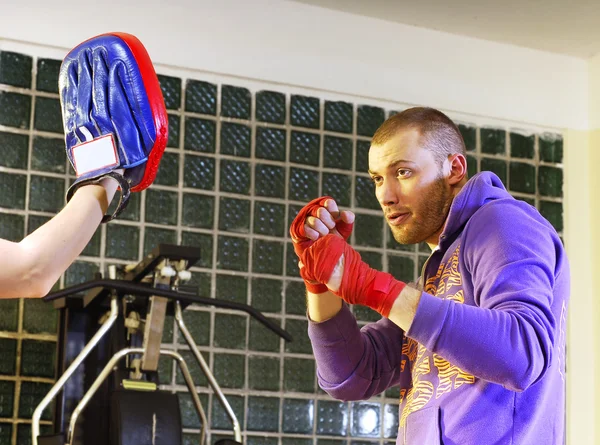 stock image Training boxer