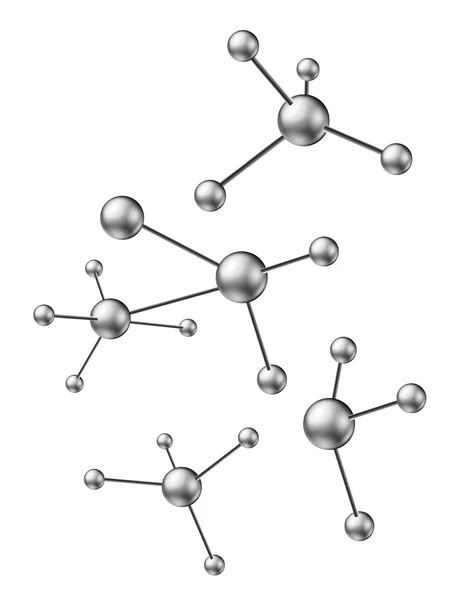 Moléculas — Foto de Stock