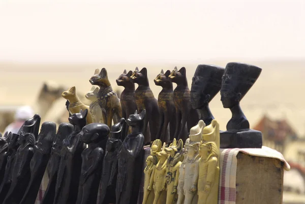 stock image Statuettes in the Egypt