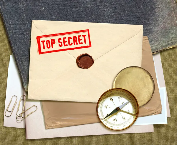 Documentos secretos — Fotografia de Stock