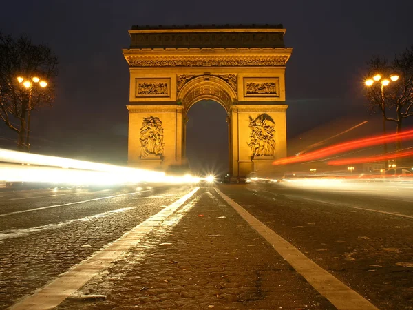 Arc of victory in Paris — Stock Photo, Image