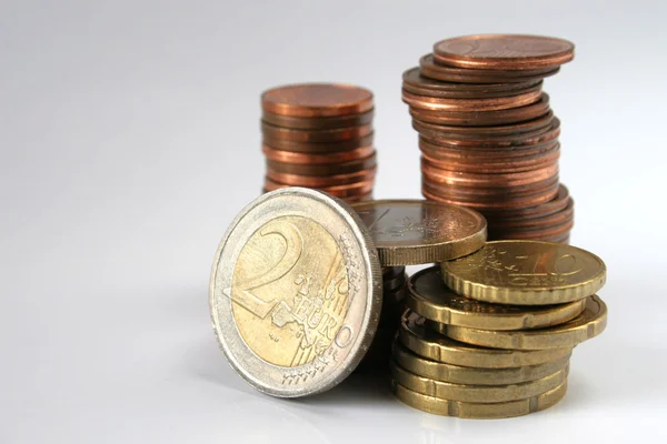 stock image Euro coins