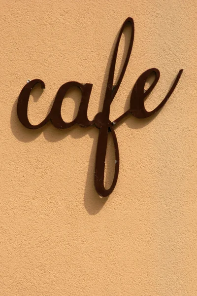 Café teken — Stockfoto
