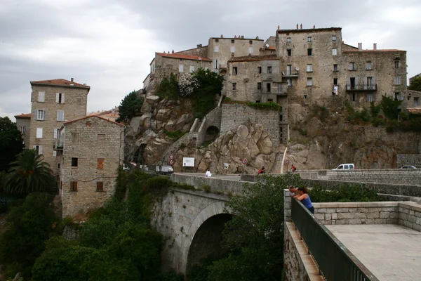 Città vecchia della Corsica - Sartene — Foto Stock