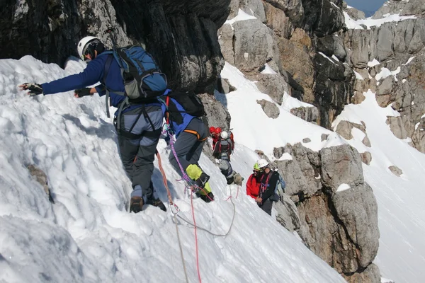 Extrémní sport - horolezectví — Stock fotografie
