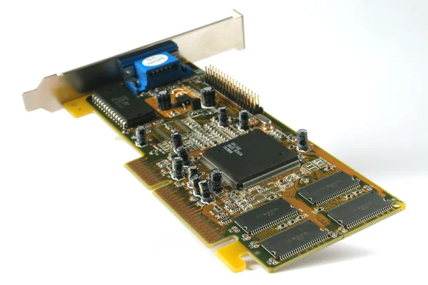 stock image PC board isolated