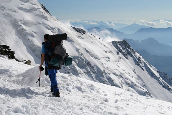 Alpejskie wspinaczki — Zdjęcie stockowe