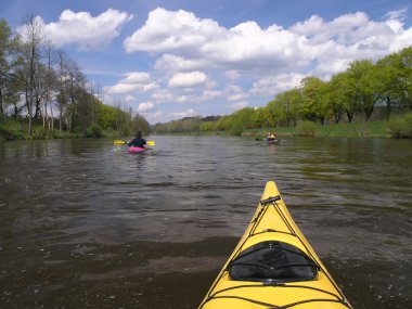 Kayaking clipart