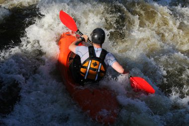 Kayaking clipart