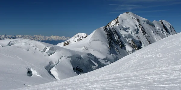 Le Alpi Wallis - Liskamm — Foto Stock