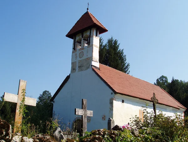 Церква в сільській місцевості — стокове фото