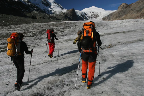 Trekking sul ghiacciaio — Foto Stock