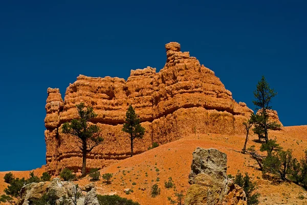 Formação de rocha vermelha no utah — Fotografia de Stock