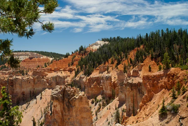 Red rock formation in bryce canyon park — Stock Photo, Image