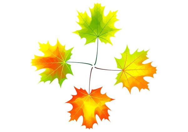 Autumn cross — Stock Vector