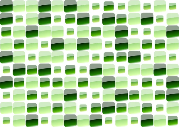 Zelená mozaika — Stockový vektor