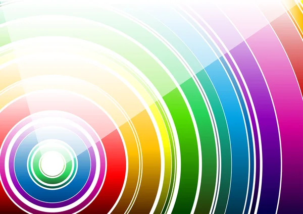 白色的彩虹 — 图库矢量图片