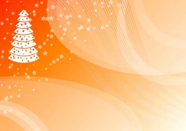 Natale arancione — Vettoriale Stock
