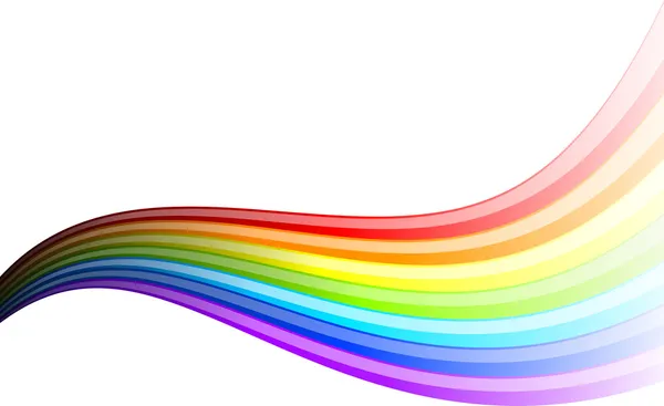 虹の波 — ストックベクタ