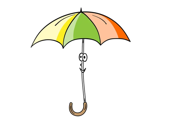 Úsměv deštník — Stockový vektor