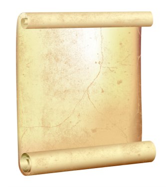 Old scroll - parchment clipart