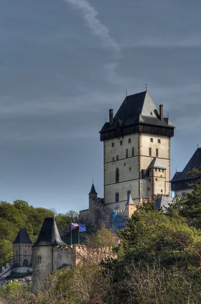 Карлштейн - Готический замок — стоковое фото
