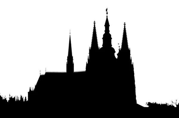 Cattedrale - Castello di Praga — Foto Stock