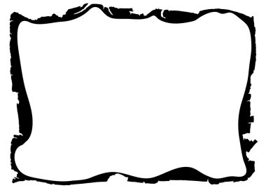 Frame - ragged edges clipart