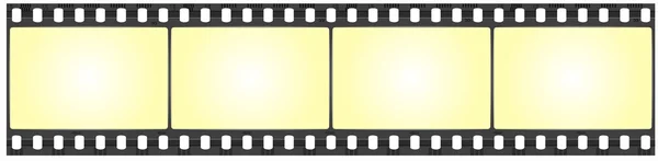 Vektorové filmový pás - charakteristika — Stockový vektor