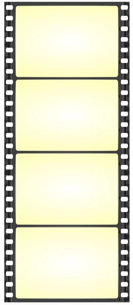 Široká filmový pás - vektor — Stockový vektor