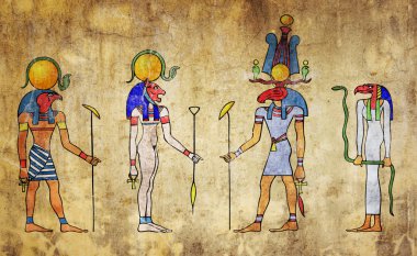Egyptian gods clipart