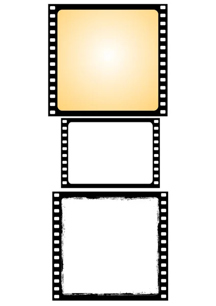Divers cadres de film - vecteur — Image vectorielle