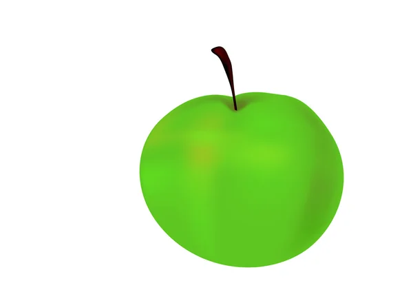 Vector - groene apple — Stockvector