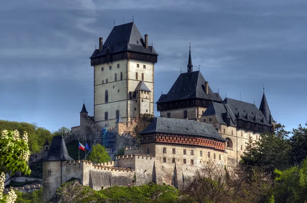 Karlstejn - готичний замок — стокове фото