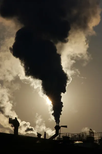 stock image Sun covered with soot