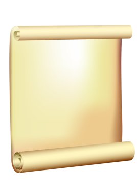 Old scroll - parchment clipart