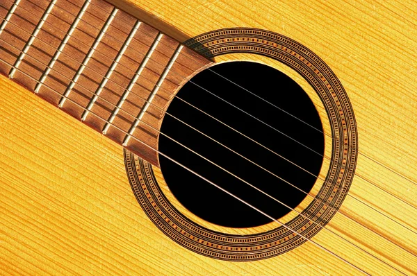 Guitarra - detalhe — Fotografia de Stock